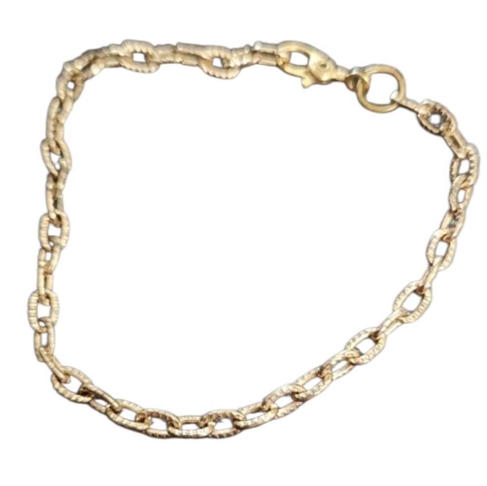 Goldtone Chain Bracelet Classic